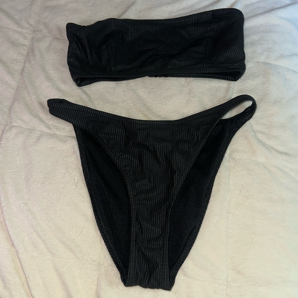 High waisted bikini set